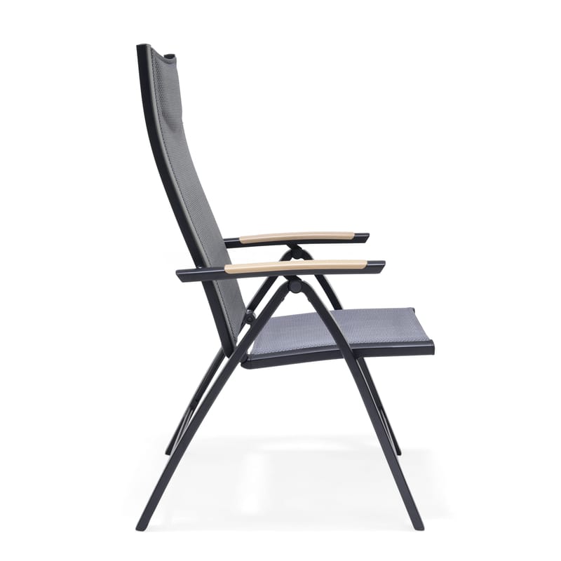 Panama Utestol Justerbar stol - Svart - Hagemøbler - Stoler & Lenestoler - Posisjonsstol