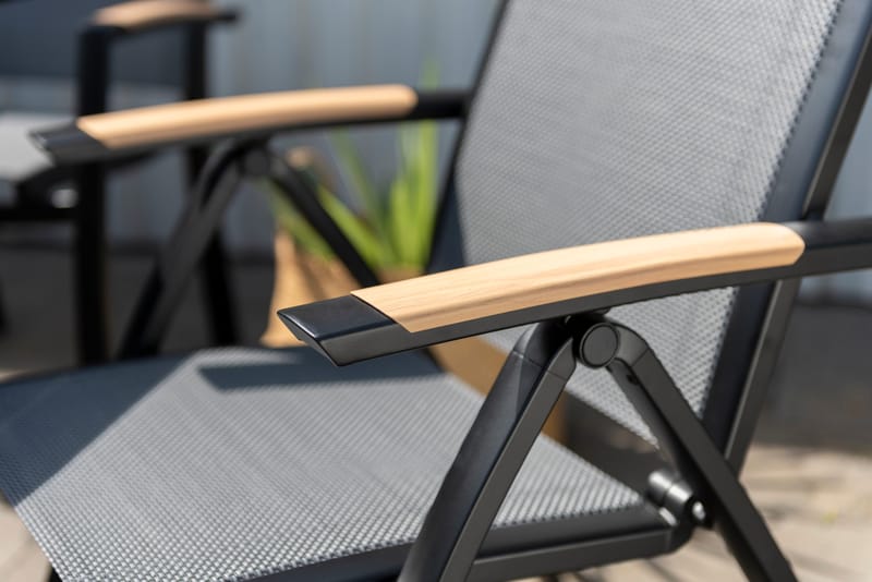 Panama Utestol Justerbar stol - Svart - Hagemøbler - Stoler & Lenestoler - Posisjonsstol