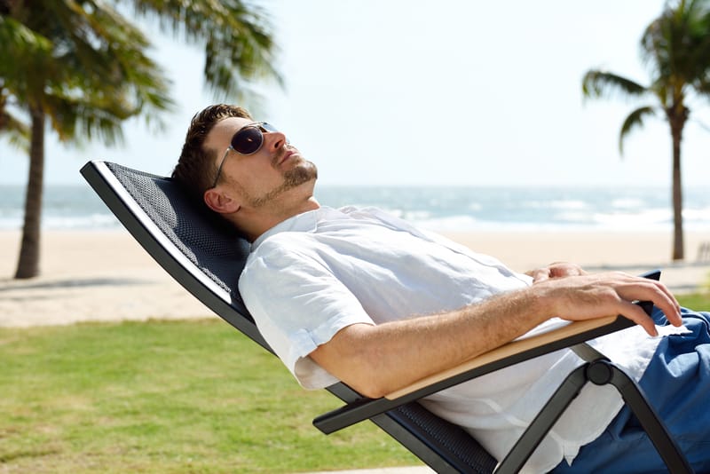 Panama Utestol Justerbar stol - Svart - Hagemøbler - Stoler & Lenestoler - Posisjonsstol