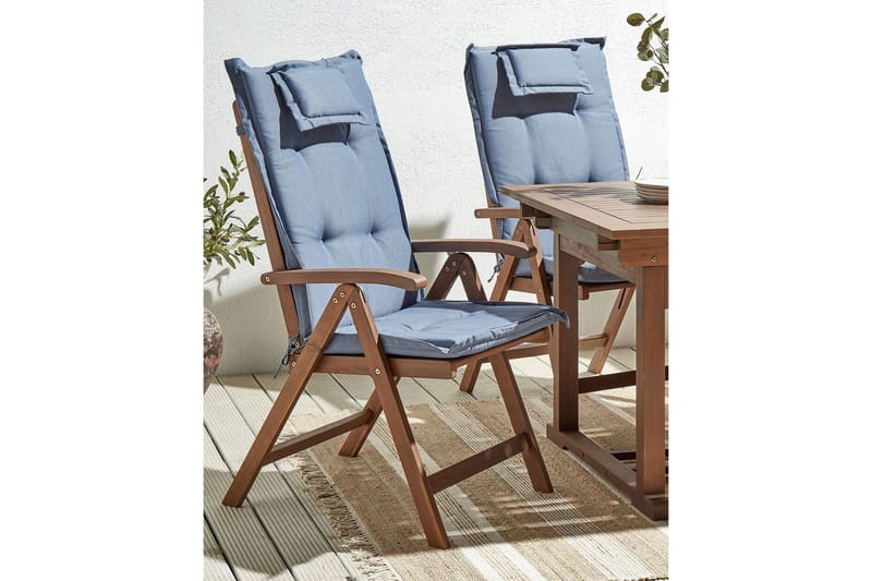 Paolo Posisjonsstol - Blå/Mørkebrun - Hagemøbler - Stoler & Lenestoler - Posisjonsstol