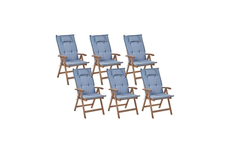 Paolo Posisjonsstol - Blå/Mørkebrun - Hagemøbler - Stoler & Lenestoler - Posisjonsstol