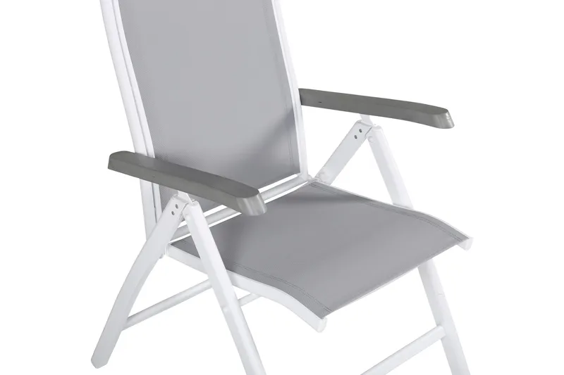 Albany Posisjonsstol - Grå/Hvit - Hagemøbler - Stoler & Lenestoler - Posisjonsstol