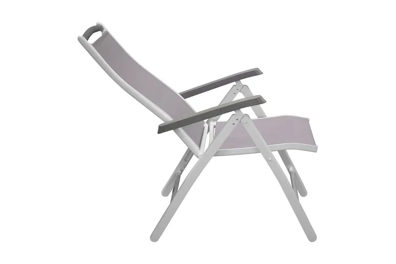 Albany Posisjonsstol - Grå/Hvit - Hagemøbler - Stoler & Lenestoler - Posisjonsstol