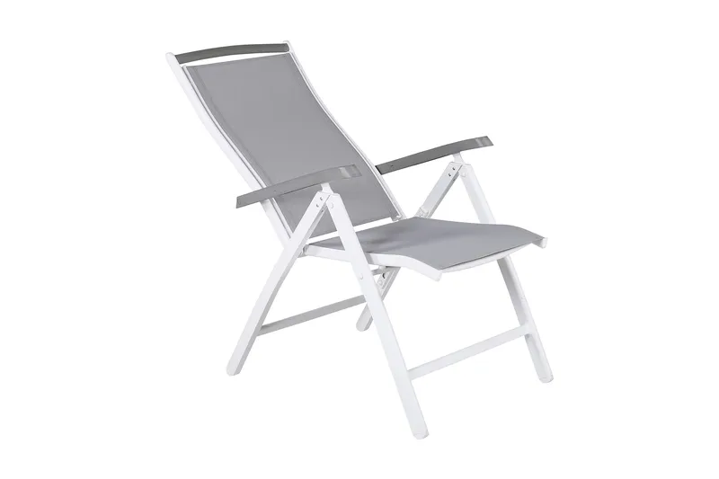 Albany Posisjonsstol - Grå/Hvit - Hagemøbler - Stoler & Lenestoler - Posisjonsstol