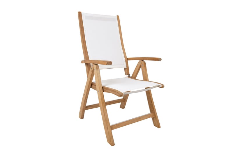 Bali Stol Hvit - Hagemøbler - Stoler & Lenestoler - Posisjonsstol