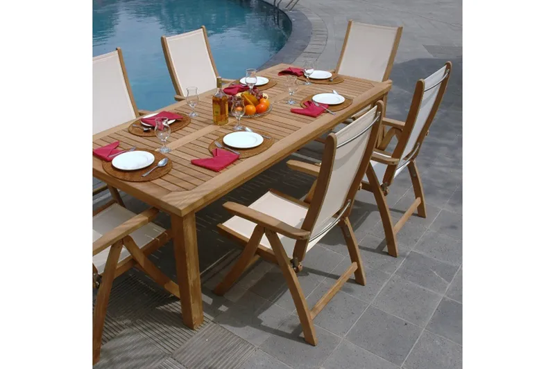 Bali Stol Hvit - Hagemøbler - Stoler & Lenestoler - Posisjonsstol