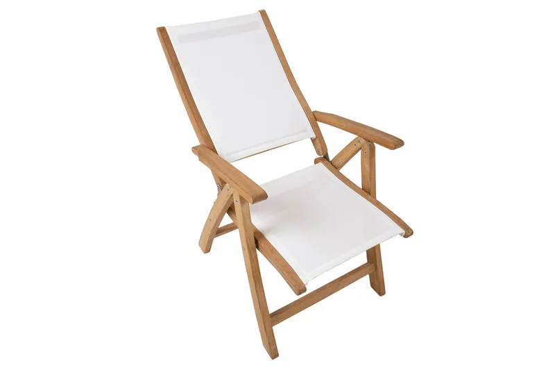 Bali Stol Hvit - Hagemøbler - Stoler & Lenestoler - Posisjonsstol