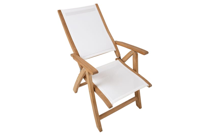 Bali Stol Hvit - Hagemøbler - Stoler & Lenestoler - Posisjonsstol