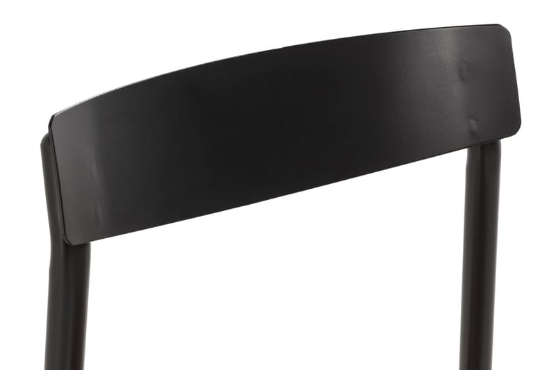 Buckle Spisestol - Svart/Natur - Hagemøbler - Stoler & Lenestoler - Posisjonsstol