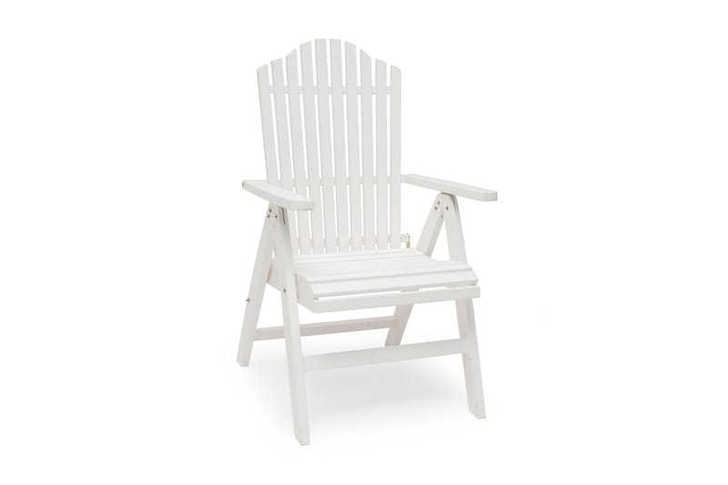Bullerø posisjonsstol. Høy hvit - hvitlasert furu - Posisjonsstol