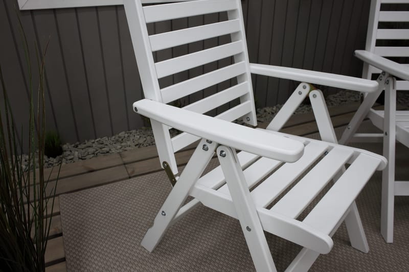 Grevie Posisjonsstol - Hvit - Hagemøbler - Stoler & Lenestoler - Posisjonsstol