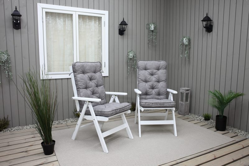 Grevie Posisjonsstol - Hvit - Hagemøbler - Stoler & Lenestoler - Posisjonsstol