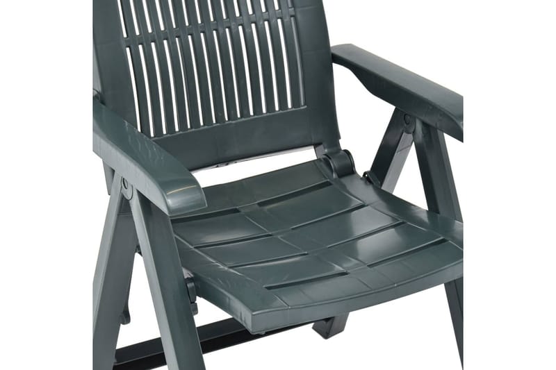 Hagelenestoler 2 stk plast grønn - Posisjonsstol