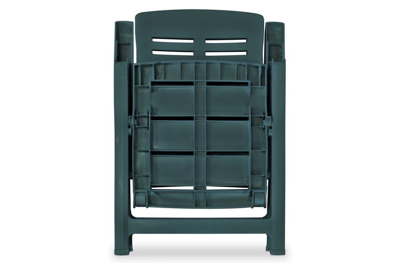 Hagelenestoler 2 stk plast grønn - Grønn - Posisjonsstol