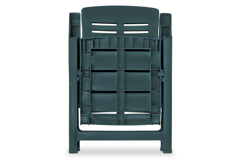 Hagelenestoler 4 stk plast grønn - Grønn - Posisjonsstol