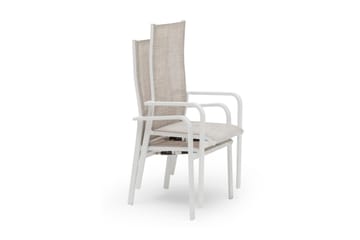 Hillerstorp Hånger Posisjonsstol 57x64 cm - Hvit - Hagemøbler - Balkong - Balkongmøbler - Balkongstoler