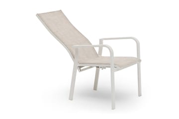 Hillerstorp Hånger Posisjonsstol 57x64 cm - Hvit - Hagemøbler - Balkong - Balkongmøbler - Balkongstoler