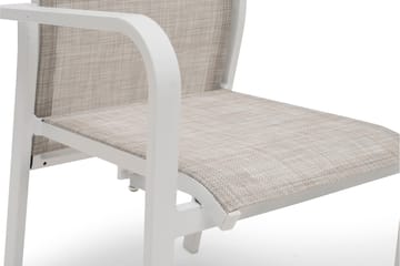 Hillerstorp Hånger Posisjonsstol 57x64 cm - Hvit - Hagemøbler - Balkong - Balkongmøbler - Balkongstoler
