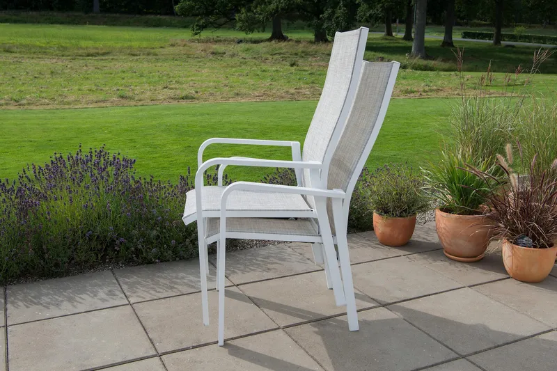 Hillerstorp Hånger Posisjonsstol 57x64 cm - Hvit - Hagemøbler - Stoler & Lenestoler - Posisjonsstol