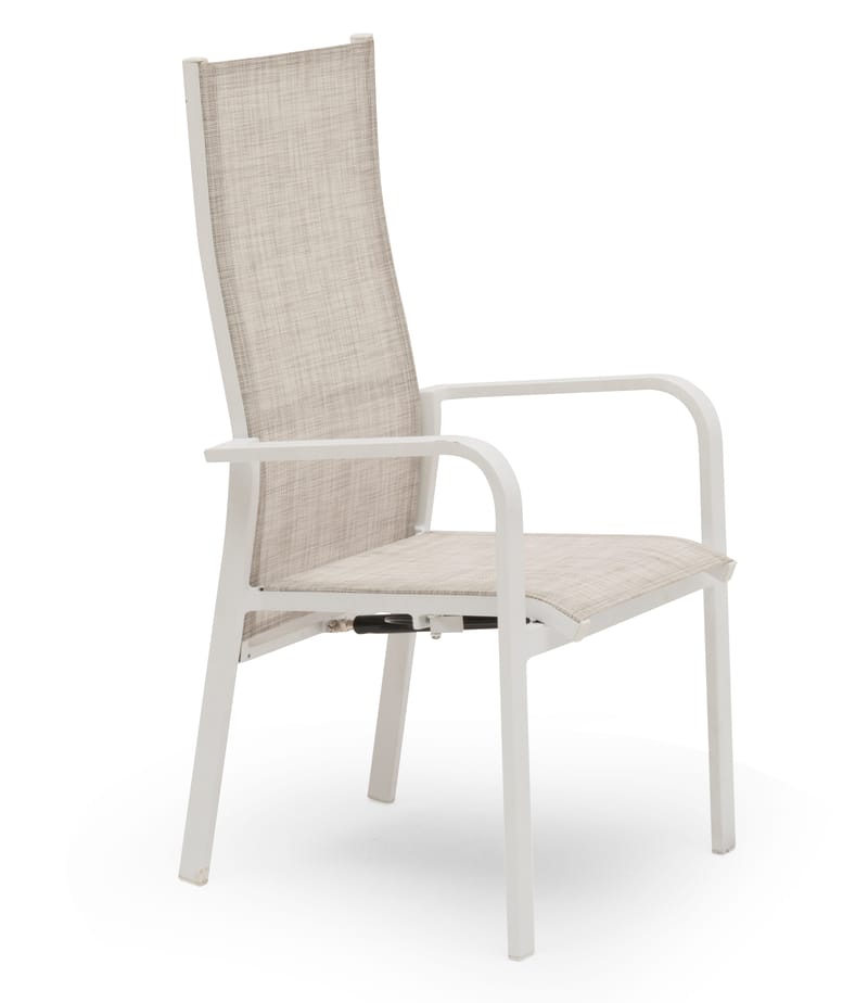 Hillerstorp Hånger Posisjonsstol 57x64 cm - Hvit - Hagemøbler - Balkong - Balkongmøbler - Balkongstoler