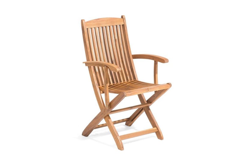 Lahaina Stol 2-pk med Pute - Natur/Beige/Akacia - Hagemøbler - Stoler & Lenestoler - Posisjonsstol