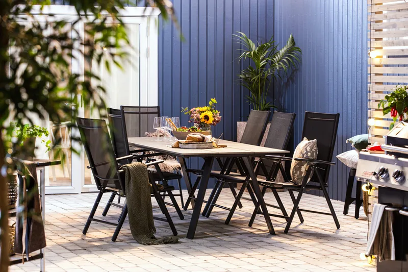 Maggie Regulerbar Stol - Svart - Hagemøbler - Stoler & Lenestoler - Posisjonsstol