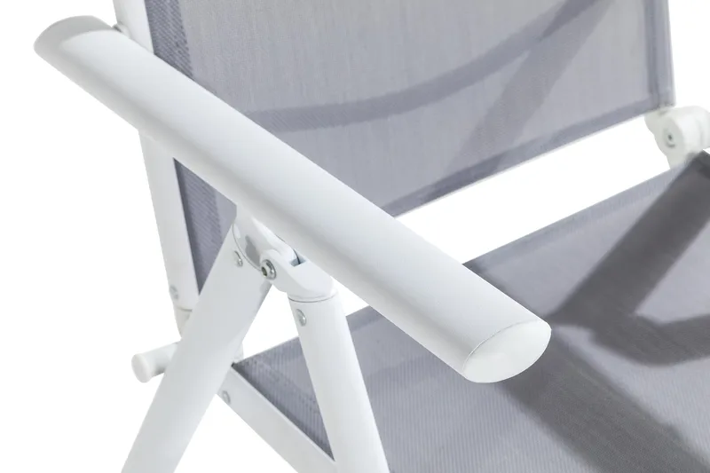 Maggie posisjonsstol utendørs - Hvit/grå - Hagemøbler - Stoler & Lenestoler - Posisjonsstol