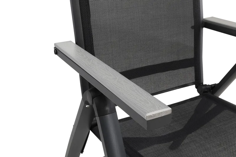 Monaco Light Posisjonsstol - Svart/Grå - Hagemøbler - Stoler & Lenestoler - Posisjonsstol