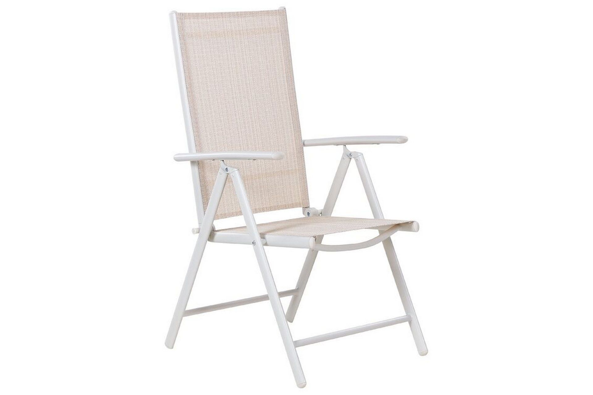 Positionsstol Beige, Vit -