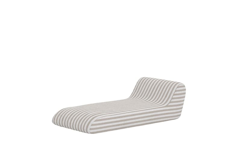 Redang solseng utendørs - Beige og hvite striper - Hagemøbler - Stoler & Lenestoler - Solseng & solvogner