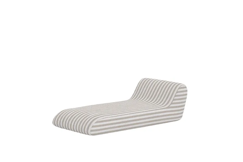 Redang solseng utendørs - Beige og hvite striper - Hagemøbler - Stoler & Lenestoler - Solseng & solvogner