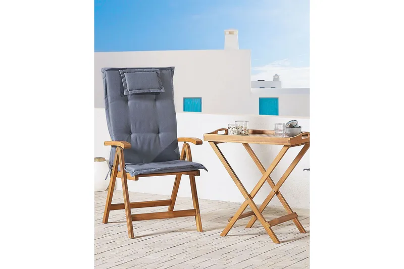 Riliegh Posisjonsstol - Lys Brun/Blå - Hagemøbler - Stoler & Lenestoler - Posisjonsstol