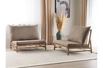 Rosthern Utelenestol - Lys Brun/Beige - Hagemøbler - Stoler & Lenestoler - Utelenestoler