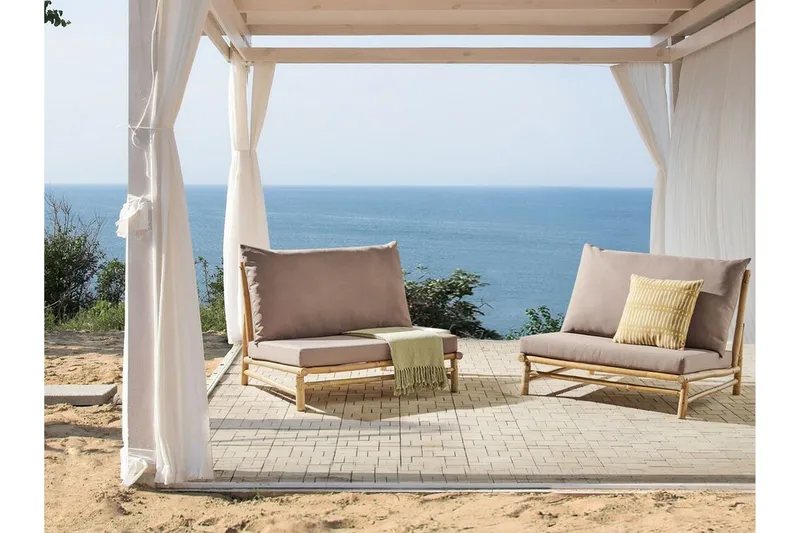 Rosthern Utelenestol - Lys Brun/Beige - Hagemøbler - Stoler & Lenestoler - Utelenestoler