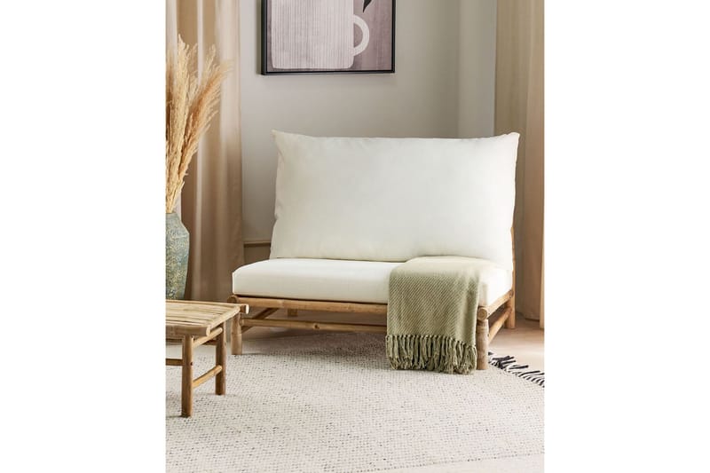 Rosthern Utelenestol - Lys Brun/Hvit - Hagemøbler - Stoler & Lenestoler - Utelenestoler