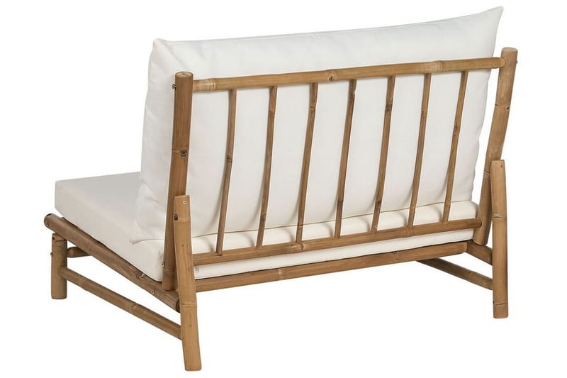 Rosthern Utelenestol - Lys Brun/Hvit - Hagemøbler - Stoler & Lenestoler - Utelenestoler