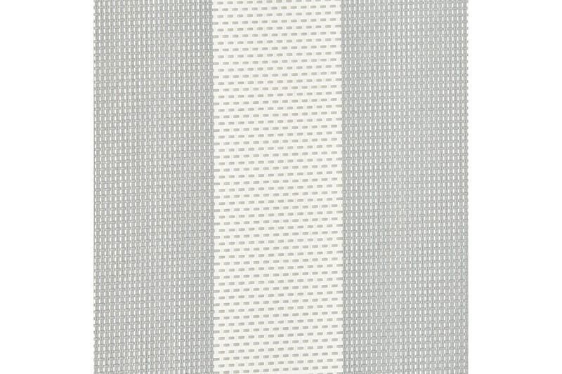 Sammenleggbar dekkstol Locri II - Hvit, Grå - Hagemøbler - Stoler & Lenestoler - Solstoler