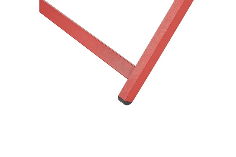 Sammenleggbar dekkstol Locri II - Rød - Hagemøbler - Stoler & Lenestoler - Solstoler