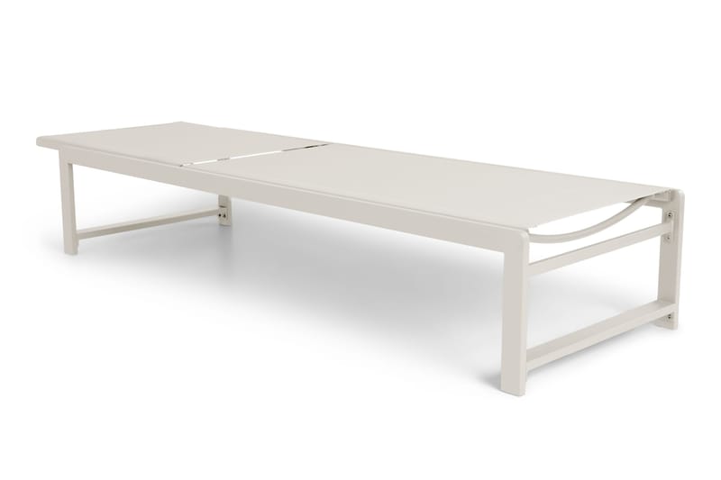 Sanna Solseng med Justerbar Ryggstøtte - Beige - Hagemøbler - Stoler & Lenestoler - Solseng & solvogner