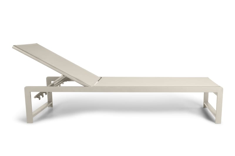 Sanna Solseng med Justerbar Ryggstøtte - Beige - Hagemøbler - Stoler & Lenestoler - Solseng & solvogner