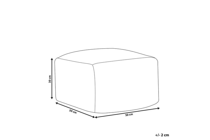 Sittepuff Bodla Beige - Beige - Hagemøbler - Stoler & Lenestoler - Sittesekker utendørs