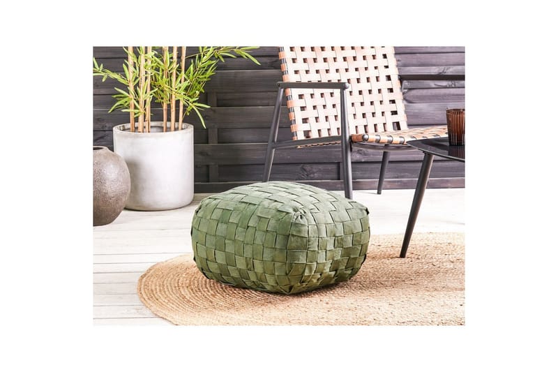 Sittepuff Bodla Grønn - Grønn - Hagemøbler - Stoler & Lenestoler - Sittesekker utendørs
