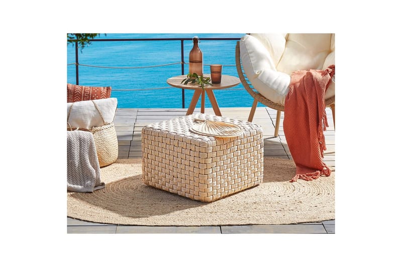 Sittepuff Nalli Beige - Beige - Hagemøbler - Stoler & Lenestoler - Sittesekker utendørs