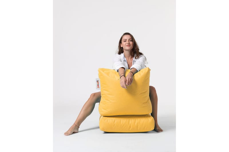 Arakura Sittesekk Utendørs 55 cm - Gul - Hagemøbler - Stoler & Lenestoler - Sittesekker utendørs