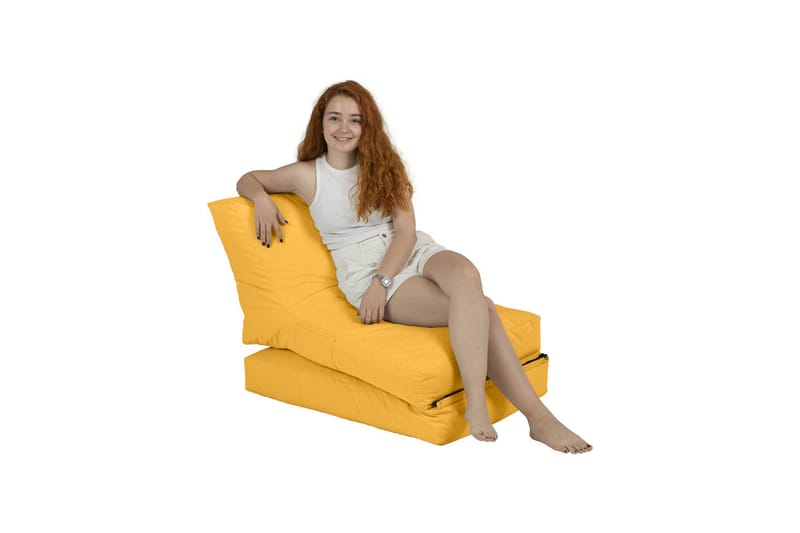 Arakura Sittesekk Utendørs 55 cm - Gul - Hagemøbler - Stoler & Lenestoler - Sittesekker utendørs