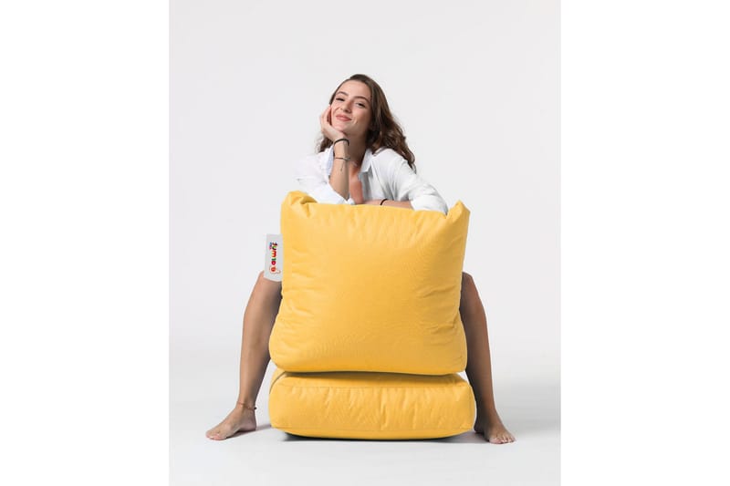 Arakura Sittesekk Utendørs 55 cm - Gul - Hagemøbler - Stoler & Lenestoler - Sittesekker utendørs