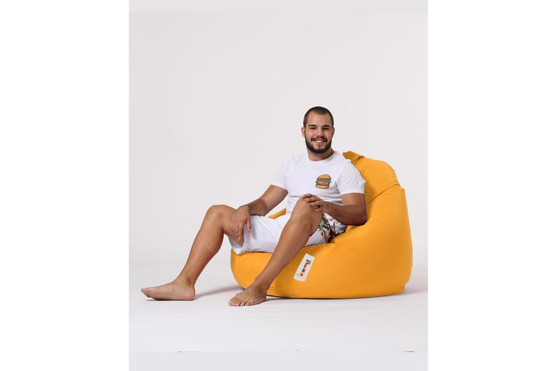 Saccosekker utendørs Hunny saccosekk utendørs 115 cm Gul - Hagemøbler - Stoler & Lenestoler - Sittesekker utendørs