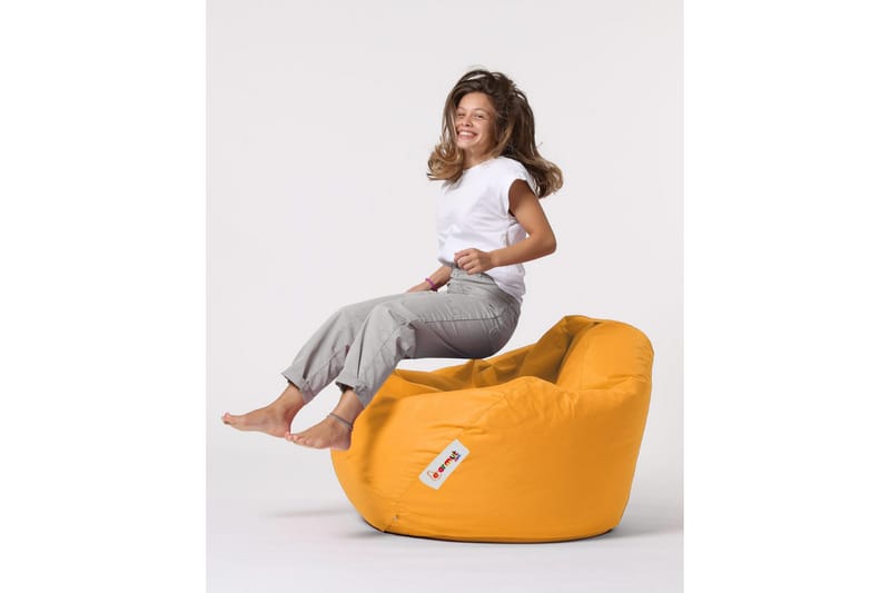 Saccosekker utendørs Hunny saccosekk utendørs 115 cm Gul - Hagemøbler - Stoler & Lenestoler - Sittesekker utendørs