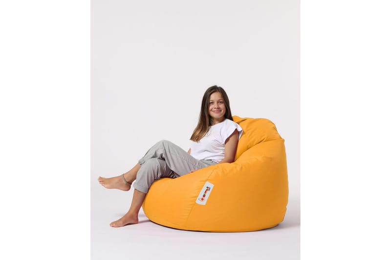 Saccosekker utendørs Hunny saccosekk utendørs 115 cm Gul - Hagemøbler - Stoler & Lenestoler - Sittesekker utendørs