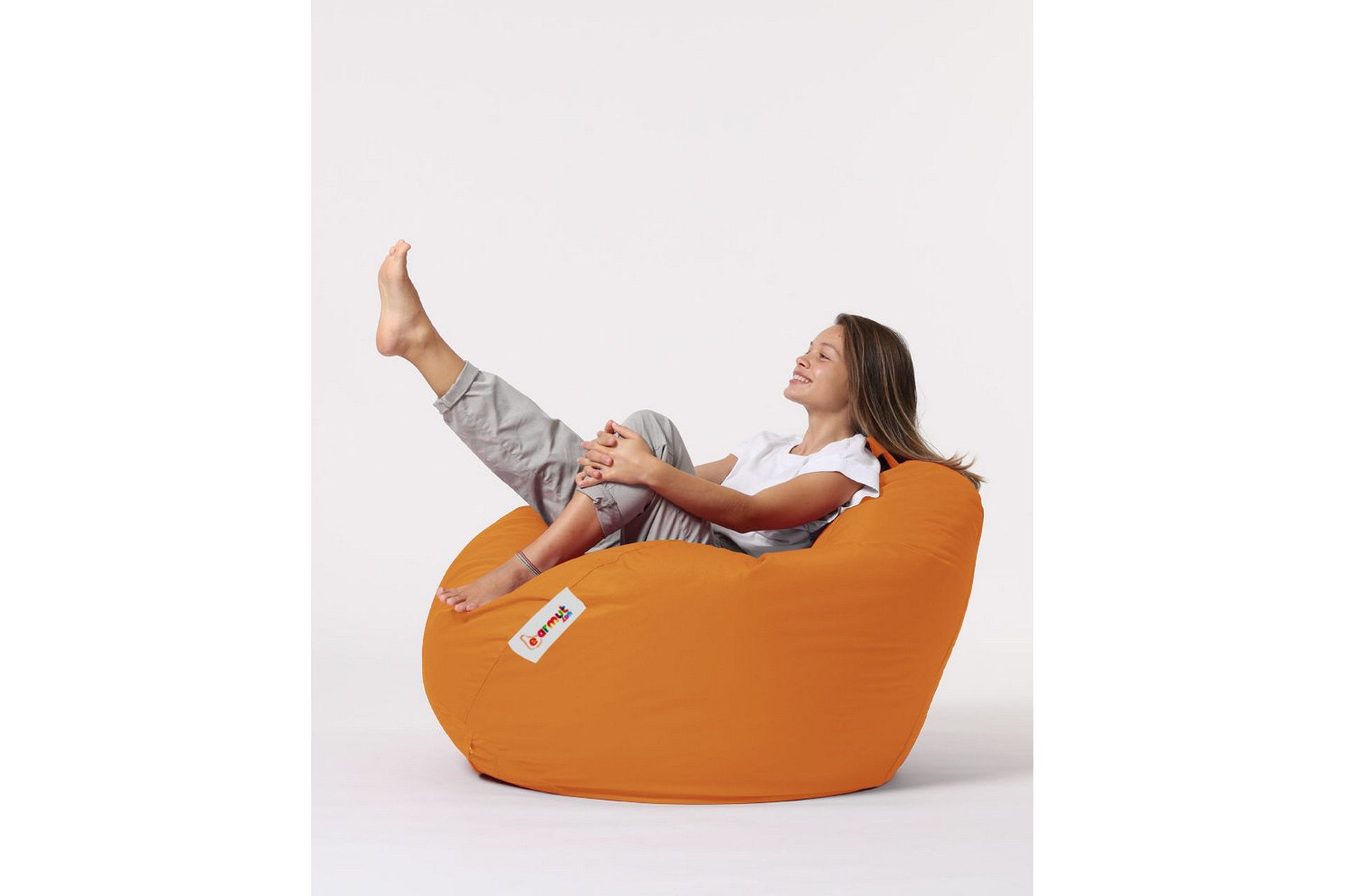 Saccosekker utendørs Hunny saccosekk utendørs 115 cm Orange -